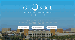 Desktop Screenshot of globalretailingconference.org